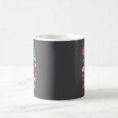 イースターのうさぎ うずら イースター グルービー コーヒーマグカップ (中央)