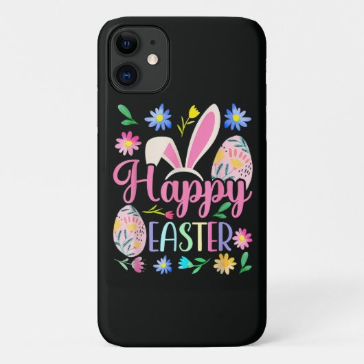 イースターのうさぎ 面白いウサギの顔 Case-Mate iPhoneケース (裏面)