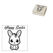 🐰イースターのお祝いにカスタムウサギの祝福 ラバースタンプ (押印)