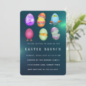 イースターのお祝いの招待 招待状 (スタンド正面)