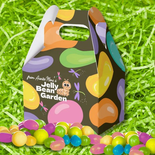 イースターのお菓子箱 ジェリービーンガーデンパーティー フェイバーボックス