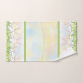 イースターのかわいいバニーと卵 バスタオルセット (ハンドタオル)