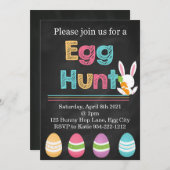 イースターのご招待 招待状 (正面/裏面)