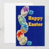 イースターのご挨拶 シーズンカード (正面/裏面)