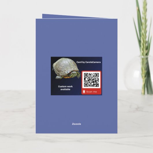 イースターのご挨拶 - チオノドキサ - カード (裏面)