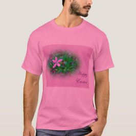 イースターのご挨拶 デプトフォード・ピンクの野生の花 Tシャツ