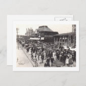 イースターのアトランティック・シティNJのヴィンテージ シーズンポストカード (正面/裏面)