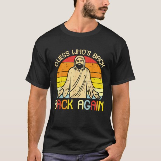 イースターのイエスが帰ってきた!キリスト教徒の復活祭 Tシャツ (正面)
