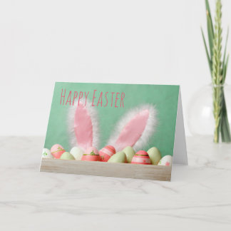 イースターのウサギおよび卵 シーズンカード