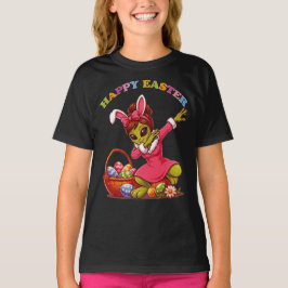 イースターのウサギでダビングする可愛いエイリアンのイースターエッグ Tシャツ