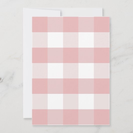 イースターのウサギとバラの実のスイートなイースターブランチ 招待状 (裏面)