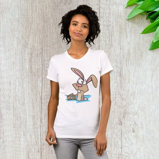 イースターのウサギと卵のかご Tシャツ