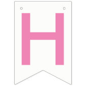 イースターのウサギのひよこは旗布の旗に卵を投げつけます バンティングフラッグ (第3の旗)