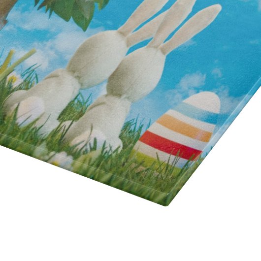 イースターのウサギのまな板 カッティングボード (角)