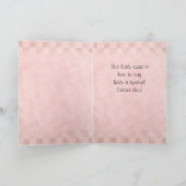 イースターのウサギのカスタム シーズンカード (内部)