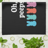 イースターのウサギのキリスト教のお祭り キッチンタオル (折り畳み)