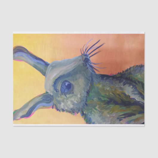 イースターのウサギのティッシュペーパー 薄葉紙 (正面)