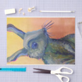 イースターのウサギのティッシュペーパー 薄葉紙 (クラフト)