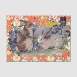 イースターのウサギのティッシュペーパー 薄葉紙