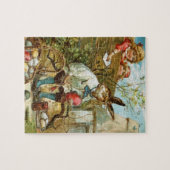 イースターのウサギのパズルへの手紙 ジグソーパズル (横)