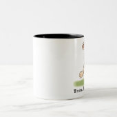 イースターのウサギのマグ ツートーンマグカップ (中央)