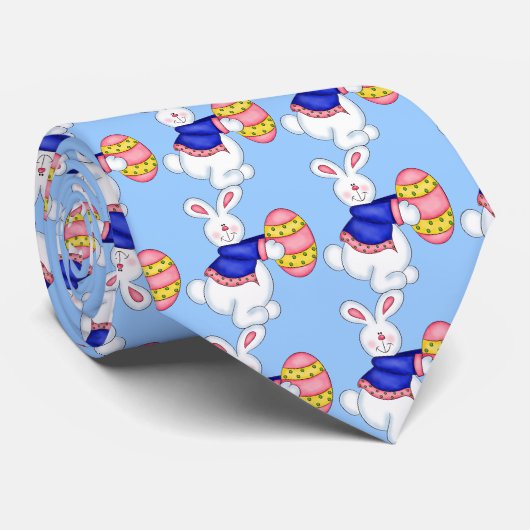 イースターのウサギの休日のタイ ネクタイ (ロール)