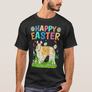 イースターのウサギの卵 面白い ボルゾイ 犬 イースターの太陽 Tシャツ