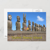 イースターのウサギの島 シーズンポストカード (正面/裏面)
