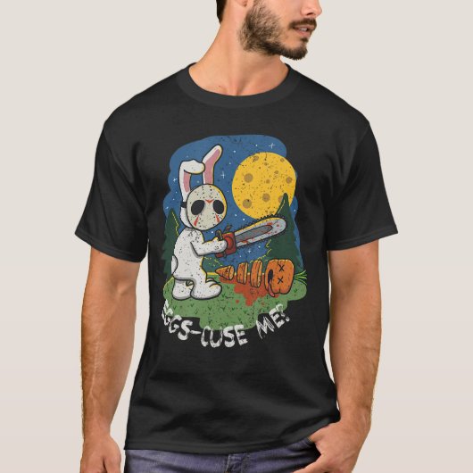 イースターのウサギの悪霊 悪趣味なヴィンテージTシャツ Tシャツ (正面)
