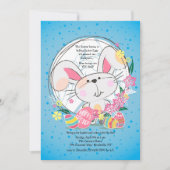 イースターのウサギの招待状 招待状 (正面)