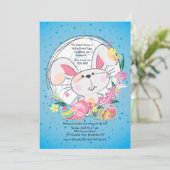 イースターのウサギの招待状 招待状 (スタンド正面)