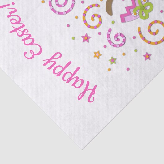 イースターのウサギの驚き 薄葉紙 (詳細)