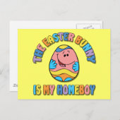 イースターのウサギは私の同郷人です シーズンポストカード (正面/裏面)