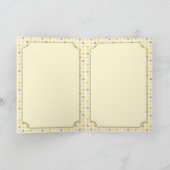 イースターのウサギカード シーズンカード (内部)