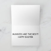 イースターのウサギカード シーズンカード (内部)