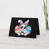 イースターのウサギゲームプレイヤー イースターのウサギゲーマーゲーム サンキューカード (正面)