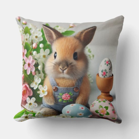 イースターのウサギ クッション (正面)