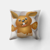 イースターのウサギ クッション (裏面)