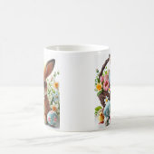 イースターのウサギ コーヒーマグカップ (中央)