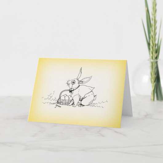イースターのウサギ シーズンカード (正面)