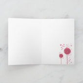 イースターのウサギ シーズンカード (内部)