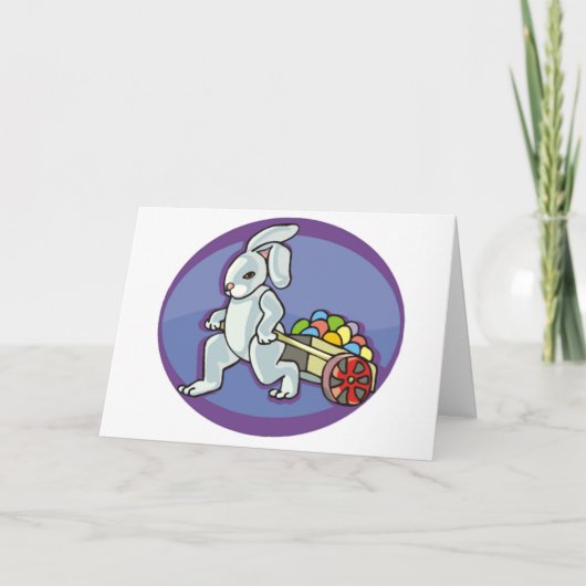 イースターのウサギ シーズンカード (正面)