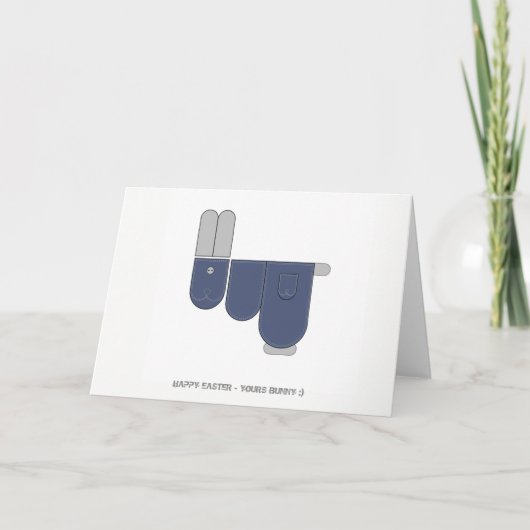 イースターのウサギ シーズンカード (正面)