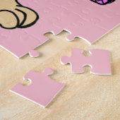 イースターのウサギ ジグソーパズル (側面)