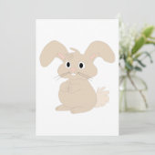 イースターのウサギ 招待状 (スタンド正面)