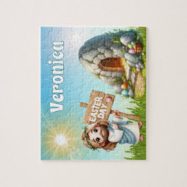 イースターのカスタムギフト He Is Risen ジグソーパズル