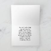 イースターのカードで「私の人生の愛」へ カード (内部)