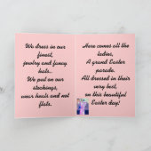 イースターのカードを着て シーズンカード (内部)