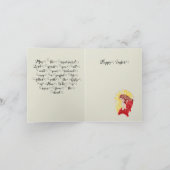 イースターのカード:キリストが復活 カード (内部)