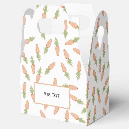 イースターのキャロットボックス フェイバーボックス (オープン)